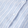 ROMI STUDIO“夏日清新”100%色织亚麻浅蓝条纹翻领衬衫 RWCSSA4491【发货时间：25-30天】 商品缩略图3