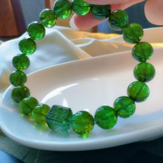 10mm单圈绿碧玺手串 商品图4