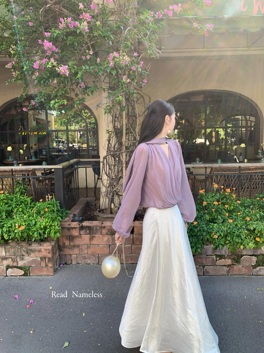 Read Nameless/优雅紫纱衬衫 2025/7/10 商品图12