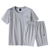 【夏季套装】【DSF】大依优型大码棉质短袖T恤短裤套装圆领时尚潮流宽松潮牌加肥加大上衣男士半袖 商品缩略图1