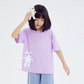 412-童圆领短袖针织衫