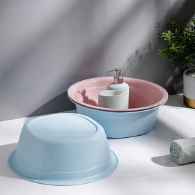 【批发】美丽雅时尚方圆盆厚款抗摔加大号38CM 1个