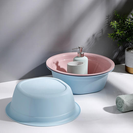 【批发】美丽雅时尚方圆盆厚款抗摔加大号38CM 1个 商品图0