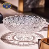 BOHEMIA捷克进口水晶玻璃果盘 家用水果盘果盆客厅创意个性干果盘波西米亚500PK小果碟18cm手刻果斗30.5cm 商品缩略图3