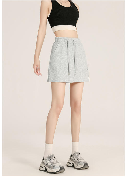 【YW】无忧购休闲运动裙百搭半身A字裙户外运动裙2025夏季新品显瘦短裙305（截单后3-5天发货） 商品图0