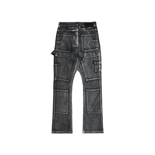 D.Desirable幻彩双膝堆堆微喇牛仔裤 商品图1