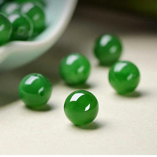 碧血丹心南红玛瑙和田玉碧玉精品手串8mm 商品图3