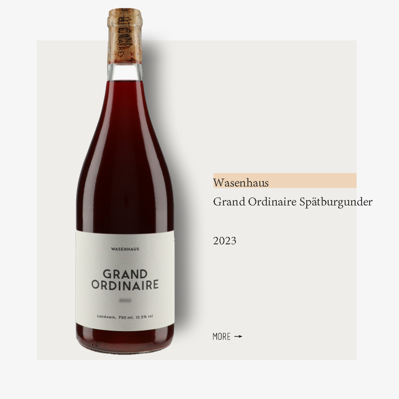 Wasenhaus Grand Ordinaire Spätburgunder 2024 瓦森豪斯佳酿黑皮诺干红2024