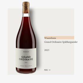 Wasenhaus Grand Ordinaire Spätburgunder 2024 瓦森豪斯佳酿黑皮诺干红2024