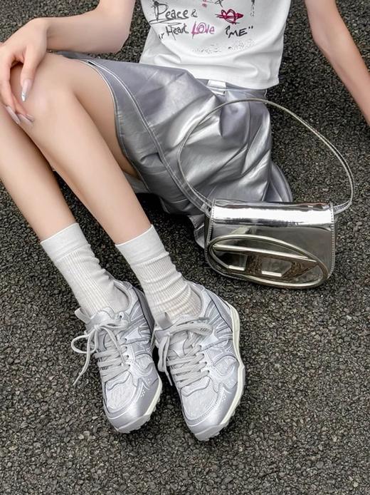 🔥隐形增高5cm!【网纱拼接蕾丝软底阿甘鞋】博主私服推荐！追求品质的闭眼买这双！！ 商品图7