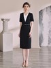 IWY/简单大方假两件西装连衣裙女夏季新款高级感优雅气质显瘦收腰裙子Q1396 商品缩略图3