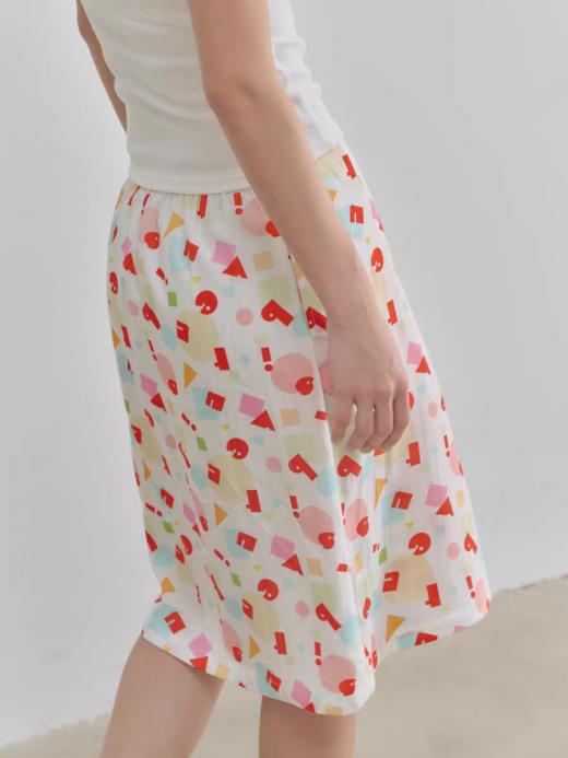 Evistub女装/E-5XDK473/夏日彩绘印花半裙女夏季 商品图1