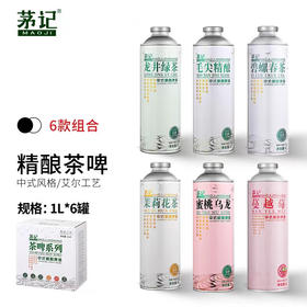 【会员秒杀】茅记 新中式 精酿啤酒 六种口味组合装 1L*6罐整箱