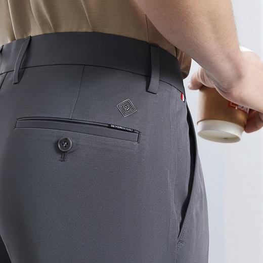 【冰氧酷】柒牌男士裤子2024夏季新款商务休闲凉感舒适直筒长裤子 商品图2