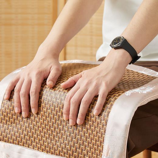 盐掌柜锦缎养身坐垫， 3年陈艾绒、红花、玫瑰，PP凉爽，身体温暖，带加热功能【枕头5天内发货】【G】 商品图3