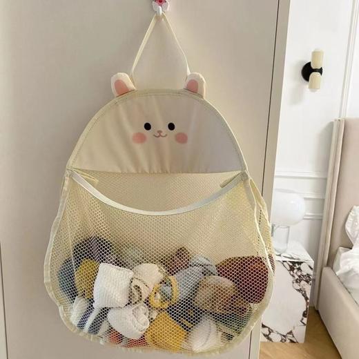 【大容量玩具收纳筐，大开口浅深度】儿童玩具收纳筐 客厅大容量毛绒娃娃收纳柜 浴室挂袋手提桶储物篮子-QQ 商品图10