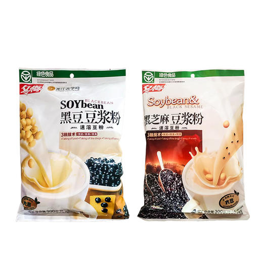 冬梅-黑豆丨黑芝麻豆浆粉300g 商品图5