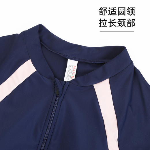 【140-160码】【商场同款】熳洁儿 女童款泳装运动风连体裙中大童夏季23206609 商品图3