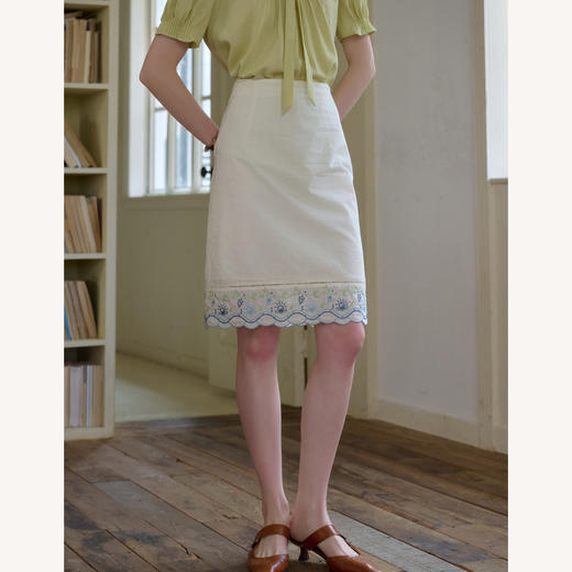 （小眠专属）SimpleRetro全棉法式娃娃领彩色割边绣套装 商品图3