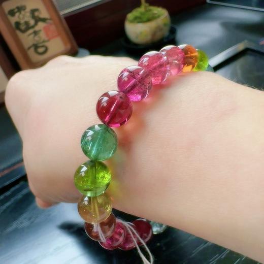 8.3mm单圈人鱼碧玺手串 商品图8