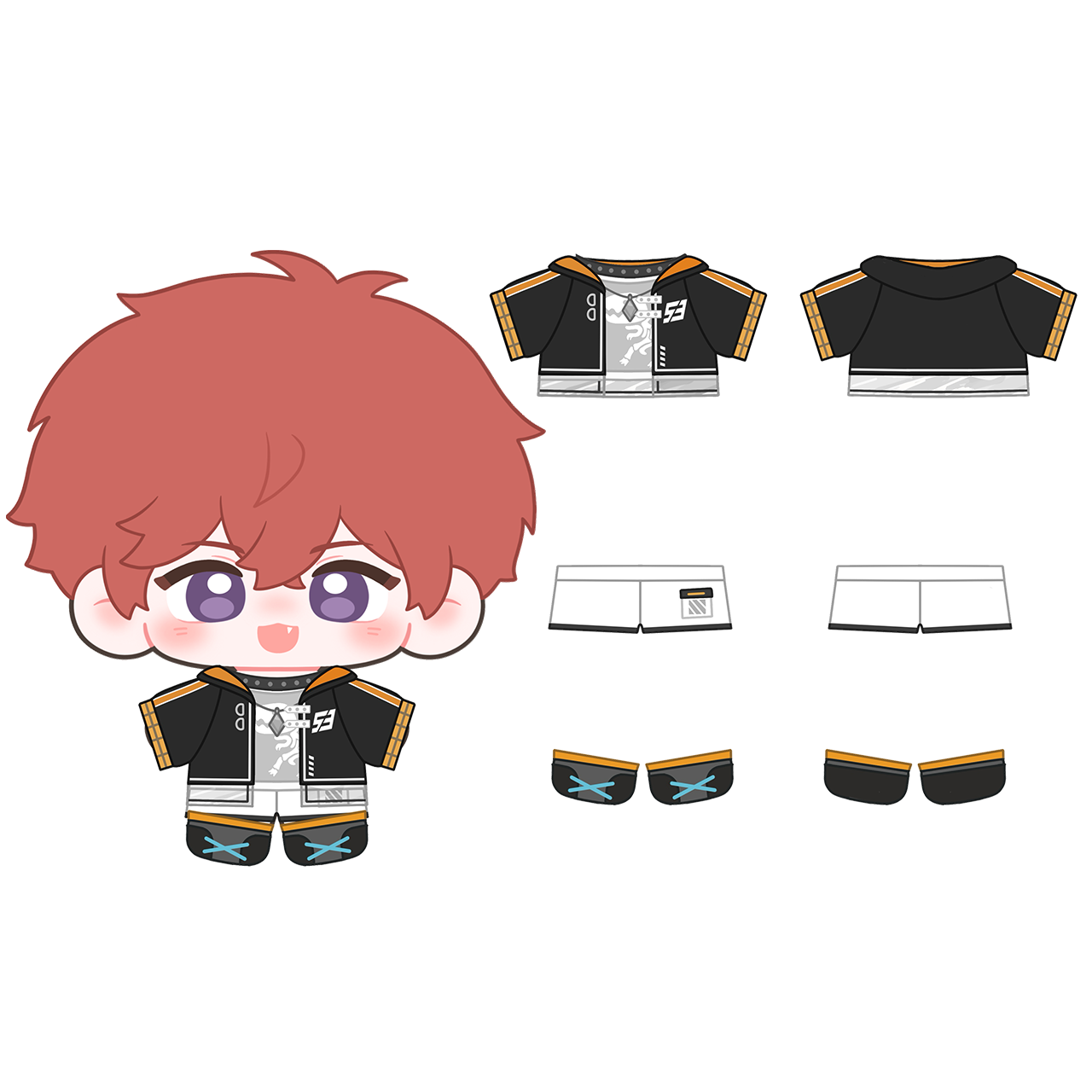 【现货】猫耳FM  LASER&MANTA-公式照 棉花娃娃 系列周边   