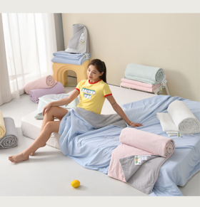 🥰降价啦!!【A类凉感丝纯色冰淇淋冷感夏凉被】🥰冰冰凉凉!!带报告的夏凉被 💗今夏性价比高的冰淇淋夏凉被盖在身上的“小空调” ✔️床品店一床要好几百咱们直发破价到底