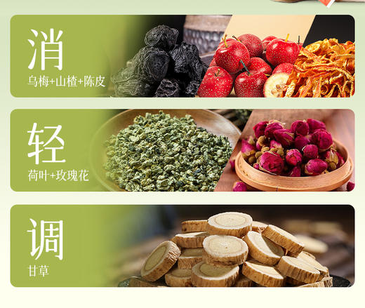 【广电专属】福牌阿胶乌梅荷叶饮酸爽刮油即冲即饮 商品图9