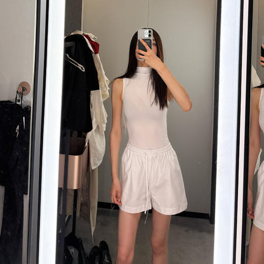 ROMI STUDIO“Clean fit”强捻全棉超轻薄微透修身背心 RWCSSD4031 商品图0