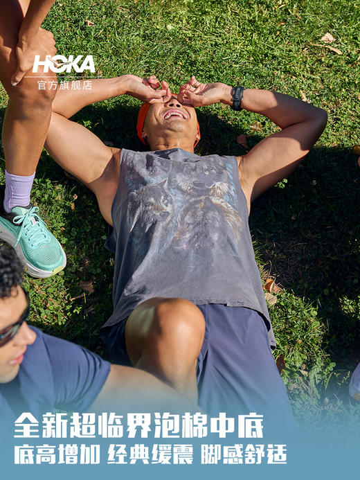 HOKA ONE ONE新款男款夏季邦代9公路跑步鞋BONDI 9轻盈舒适缓震 商品图3