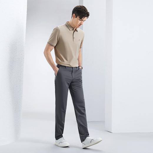 【冰氧酷】柒牌男士裤子2024夏季新款商务休闲凉感舒适直筒长裤子 商品图3