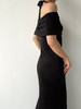 CG｜Carmen Dress [ 黑色针织一字肩连衣裙] 商品缩略图4