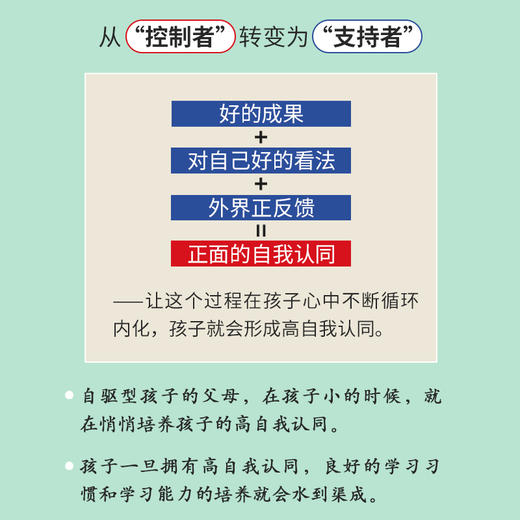 高自我认同：3步激发内驱力，让孩子自主学习 从家长盯着学 到孩子我要学 让孩子告别磨蹭拖拉 让家长不再焦虑迷茫 商品图2