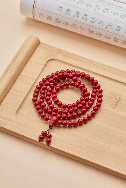 ​✨江晚吟—朱砂团❗️  老祖宗的💮审美永远不过时，🌞夏天戴朱砂显白又气质～ 商品图6