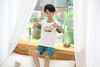 【单件6折/2件5折】【秀黛】男童撞色短袖套装儿童夏季睡衣L2441007T【门店同款】 商品缩略图4