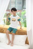 【单件6折/2件5折】【秀黛】男童撞色短袖套装儿童夏季睡衣L2441007T【门店同款】 商品缩略图8