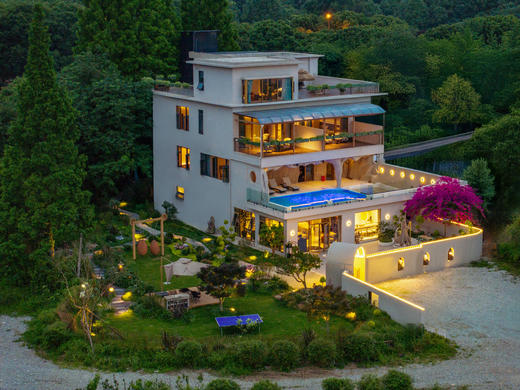 【青城山·573号院】9房泳池/温泉私汤院子，洞穴风，都江堰赵公山，萤火虫，团建优选，临溪玩水lmhy 商品图1