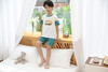 【单件6折/2件5折】【秀黛】男童撞色短袖套装儿童夏季睡衣L2441007T【门店同款】 商品缩略图1
