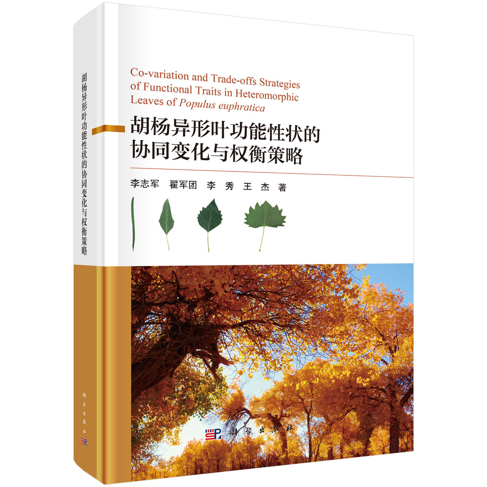 胡杨异形叶功能性状的协同变化与权衡策略