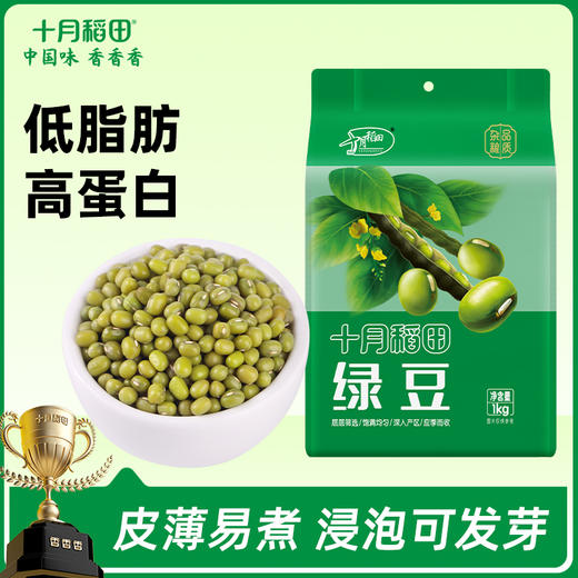 【浸泡可发芽】绿豆1kg*2|新老包装随机发 商品图0