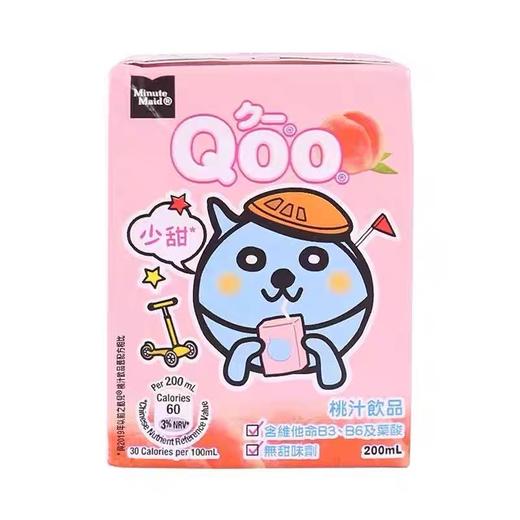 【港版】酷儿桃汁饮料200ml 商品图0