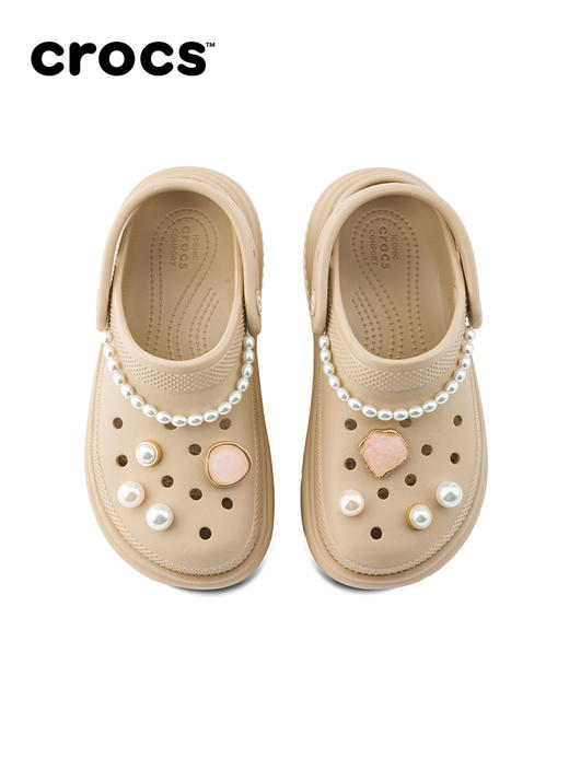 【经典佰搭 平稳舒适】Crocs卡骆驰 水晶雪屋洞洞鞋厚底沙滩鞋户外包头女鞋洞洞鞋女沙滩鞋跟高5-6CM 商品图2