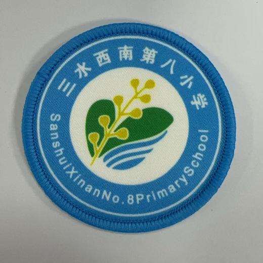 通版佛山市三水西南第八小学包边校徽布标姓名贴章可缝烫现货发51 商品图0