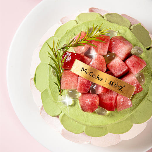 【老客户专享价】夏季新品上新-乌龙蜜桃纯动物奶油半糖蛋糕 商品图3