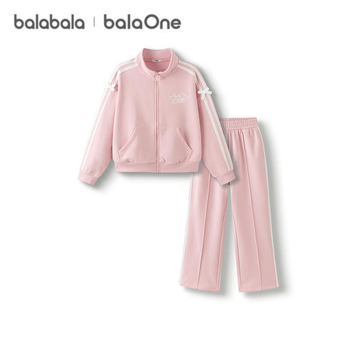 巴拉巴拉balaOne女童套装儿童长袖2件套2025新款秋装运动休闲甜美 商品图4