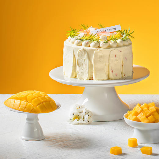 【老客户专享价】夏季新品上新-杨枝甘露纯动物奶油半糖蛋糕 商品图7