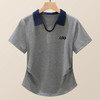 「自」全新升级【铂金会员109/天猫149/差价40】(40107)洛诗琳正肩polo领撞色T恤2025夏季新款设计感修身短袖上衣 商品缩略图1