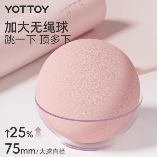跳绳【YOTTOY】跳绳女生 负重跳绳无绳健身减肥用减脂运动专业大球成人绳子 商品图1
