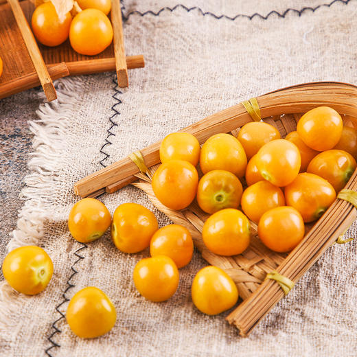 【黑龙江菇娘果】产自中国北端-黑龙江，黄澄鲜亮，咬一口水润爆浆，香甜中夹杂着一丝丝酸爽，Q弹多汁，带着淡淡奶香味 商品图2