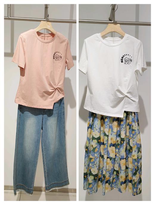 586019新款短袖棉T恤 商品图0