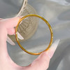 【限时克减150元】足金999.9 实心光面光圈素圈固口手镯素圈手镯(面宽约2.7-3.1mm)(SZ00330-04)预售产品下单后不退款不退货不换货不补差价 商品缩略图2